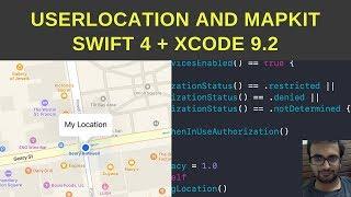 User location and MapKit (Swift 4 + Xcode 9.2)