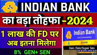 indian bank special fixed deposit scheme 2024 ,indian bank fd rates 2024