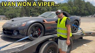 IVAN BIDS ON A SALVAGE DODGE VIPER, CAN HE TAKE IT HOME