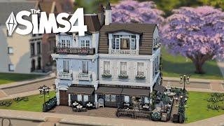 Cozy Bistro  + Apartment  | Sims 4 Stop Motion | NO CC - READ DESC.