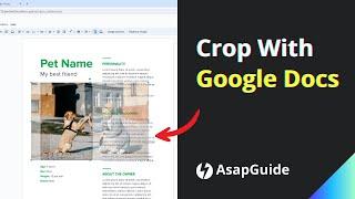 How to Crop an Image in Google Docs