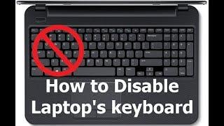 How to Disable or Turn off Laptop's Built in Keyboard | Won't work beyond windows 10 20H2