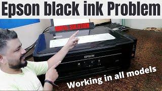 epson l380 black ink not printing | epson printer black ink problem