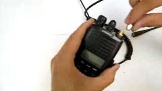 Set up SHOULDER Speaker Mic from PX-777 ham radio