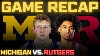 Michigan vs. Rutgers Full Game Recap!