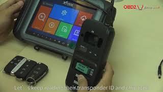 How to use Xtool KC501 and X100 Pad Elite to read remote frequency - obd2shop.co.uk