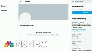 Twitter Suspends Trump Permanently After Inciting Mob | The Beat With Ari Melber | MSNBC