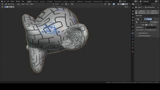 Solving 3D mazes in Blender (Geometry Nodes)