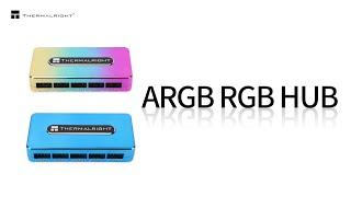 THERMALRIGHT ARGB HUB Controller Rev.A and RGB HUB Controller Rev.A Use Guide