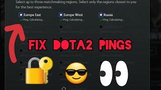 how to fix steam dota2 error pings calculating problem | حل مشکل نیومدن پینگ دوتا2