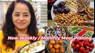 Indian Weekly Meal Planing & Preps| Time & Money Saving Tips | Kitchen hacks & Tips| Dry Fruit Mix