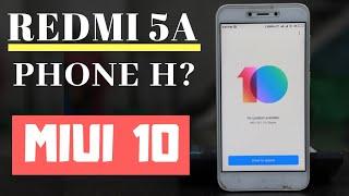 MIUI 10 in REDMI 5A | Face Unlock, Bokeh Blurr & Oreo?