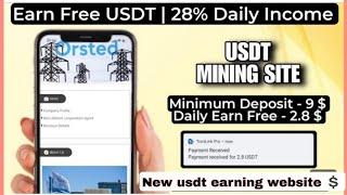 New usdt website earn money with expert creation live withdrawal proof rajister and get free usdt 