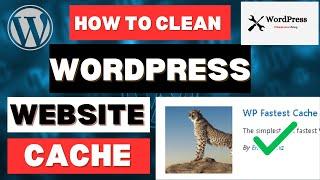 How To Clear Cache In Wordpress Website - 2024