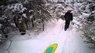 Mont Alta et Mont  tremblanc en snowboard
