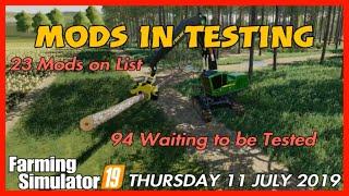 fs19 mods in testing list farming simulator 19 mods in testing fs19 #fs19modsreview