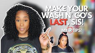 9 Tips To Make Your Wash And Go Last...Let's Get Into It Shall We??