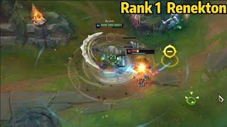 Rank 1 Renekton: His Renekton is SO STRONG!