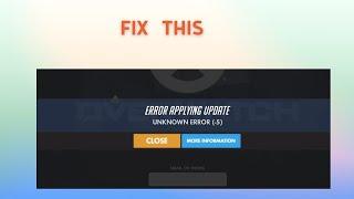 How to Fix "Error Applying Update" in Overwatch 2