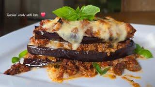 Finally, Step by Step! / How to Make Baked Eggplant Parmesan ️