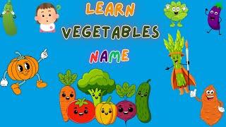 Learn 10 new Vegetable Names| Fun Veggies Song| Nursery Rhymes | Educational | kids