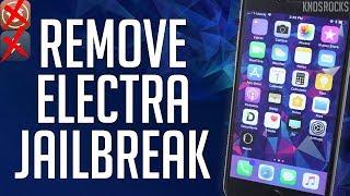 How To UnJailbreak Electra iOS 11 + Remove / Delete Cydia Without Restoring iPhone iPod iPad