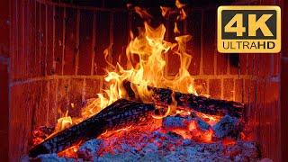 4K Quality Relaxing Fireplace & Crackling Fire Sounds 10 Hours with Burning Logs  Fireplace ASMR