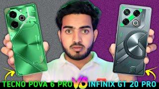 Infinix GT 20 Pro 5G vs Tecno Pova 6 Pro 5G | infinix vs tecno  Best Smartphone Under ₹25k {HINDI}