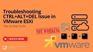 Troubleshooting CTRL+ALT+DEL Issue in VMware ESXi | Step-by-Step Guide  #techtutorial #sysadmin