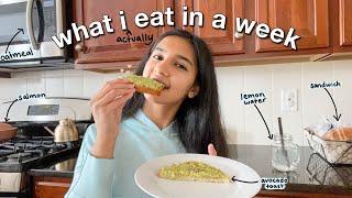 what i actually eat in a week as an online school student | teenage indian girl