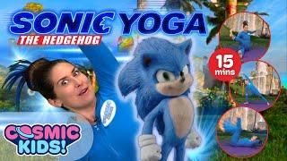 Sonic The Hedgehog | A Cosmic Kids Yoga Adventure!   Sonic Videos for Kids