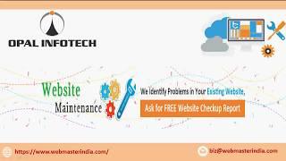 Website Maintenance Services With Opal Infotech