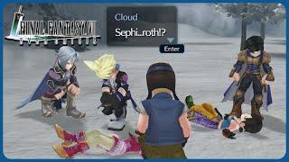 Cloud meets Young Sephiroth & Young Angeal - Final Fantasy 6 x Final Fantasy 7 Ever Crisis