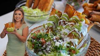 Quick & Easy TAQUITOS DORADOS en Salsa Verde, meal on a budget and under 30 minutes!