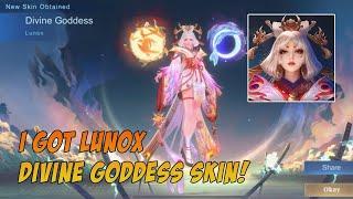 I GOT LUNOX DIVINE GODDESS SKIN! BEST JAPANESE VOICE LINES! - MOBILE LEGENDS