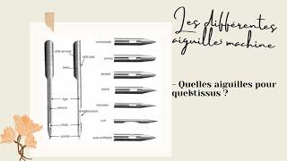  Tuto couture : bien choisir sont aiguille / Quelles aiguilles pour quels tissus? 