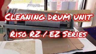 Cleaning drum unit Riso RZ /EZ Series.