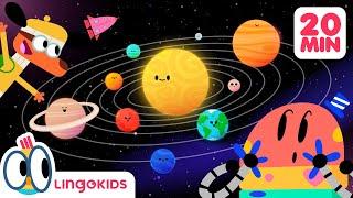 Learn the SOLAR SYSTEM 🪐 Planets Song + More Lingokids Songs for kids