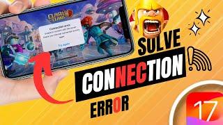 Clash of Clan Connection Error on iPhone: Unable to Connect with Server – Troubleshooting Guide