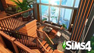 UPSCALE APARTMENT ||  BLOOMING COMMUNITY SAVE FILE || The Sims 4  Speed Build - NO CC