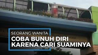 Putus Asa Mencari Suami, Seorang Wanita Coba Bunuh Diri dengan Cara Melompat Dari Atas JPO