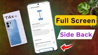 How to Set Full Screen Display in Vivo T4x | VIVO T4X में Side Back Button कैसे Lagaye