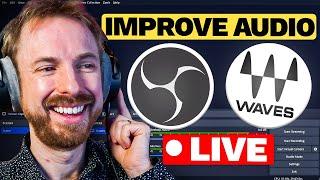 Make Your Live Stream Audio Sound Better | WAVES PLUGINS Finally Work With OBS!