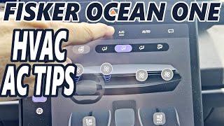 Fisker Ocean One - HVAC AC Quick Tips