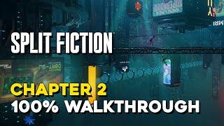 Split Fiction Chapter 2 Neon Revenge 100% Walkthrough (All Collectibles And Trophies)