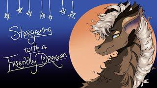 (ASMR) Stargazing with a Friendly Dragon [Talking] [Comfort] [Nature Sounds]