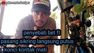 @penyebab beat fi sikring baru pasang langsung putus konci kontak mati