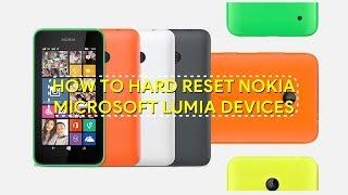 How To Hard Reset Nokia Microsoft Lumia Devices - [romshillzz]