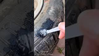 Lem Tambal Perbaikan Ban Mobil Sepeda Motor Anti Bocor / Tire Glue Repair Tambalan darurat  - Lem Ba