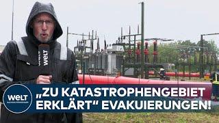 HOCHWASSER: „Zu Katastrophengebiet erklärt“ -Sandsäcke & Evakuierungen sollen schlimmstes verhindern